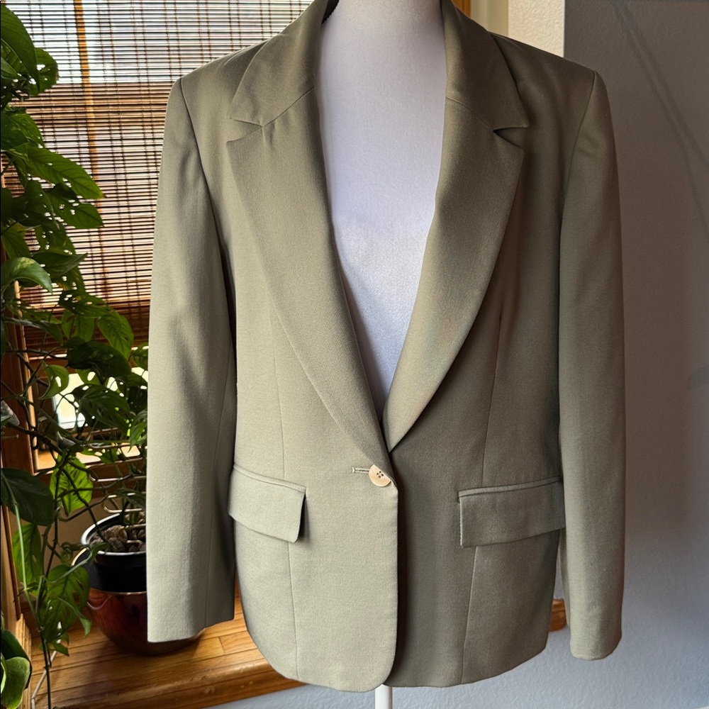 Vintage Pendleton 100% Virgin Wool Single-Button Blazer made in the U.S.A. SZ 8